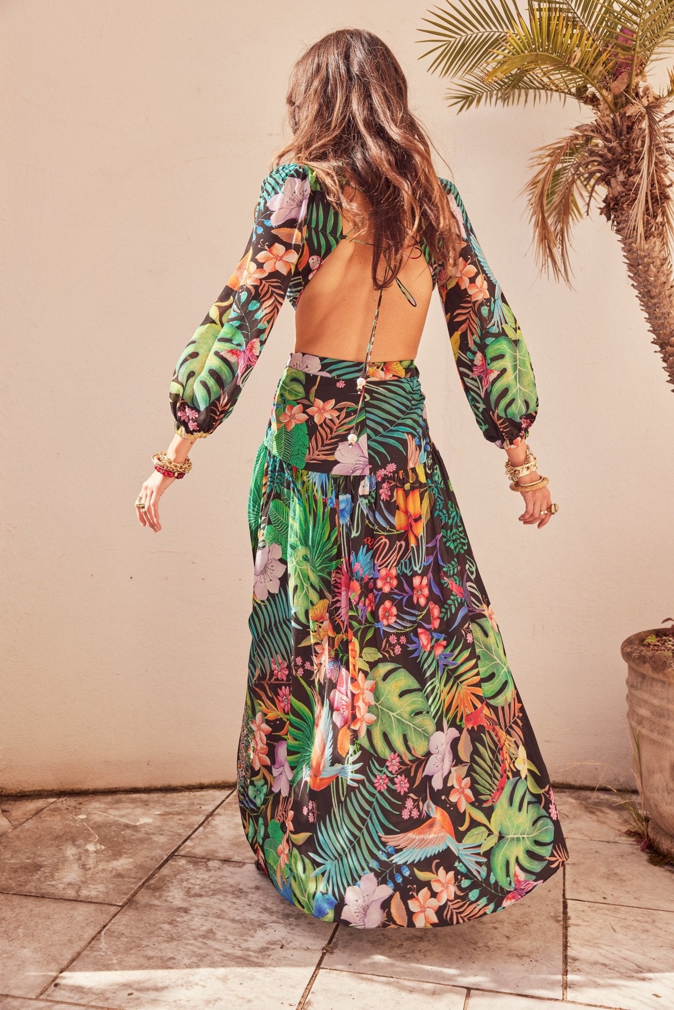 A NIGHT IN RIO OPEN BACK MAXI DRESS - Czarina