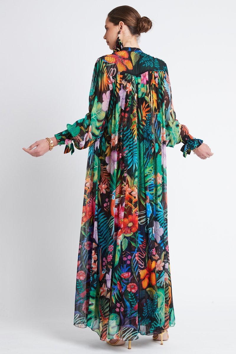 A NIGHT IN RIO PLEATED LONG JACKET - Czarina