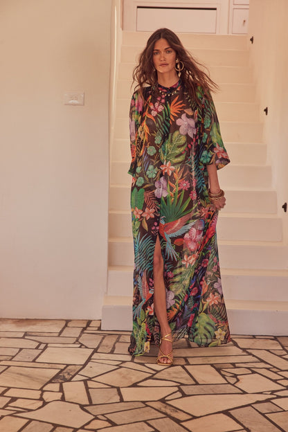A NIGHT IN RIO PLEATED LONG JACKET - Czarina
