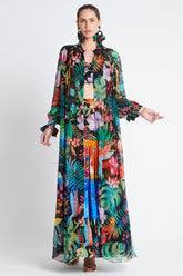 A NIGHT IN RIO UPCYCLED MAXI SKIRT - Czarina