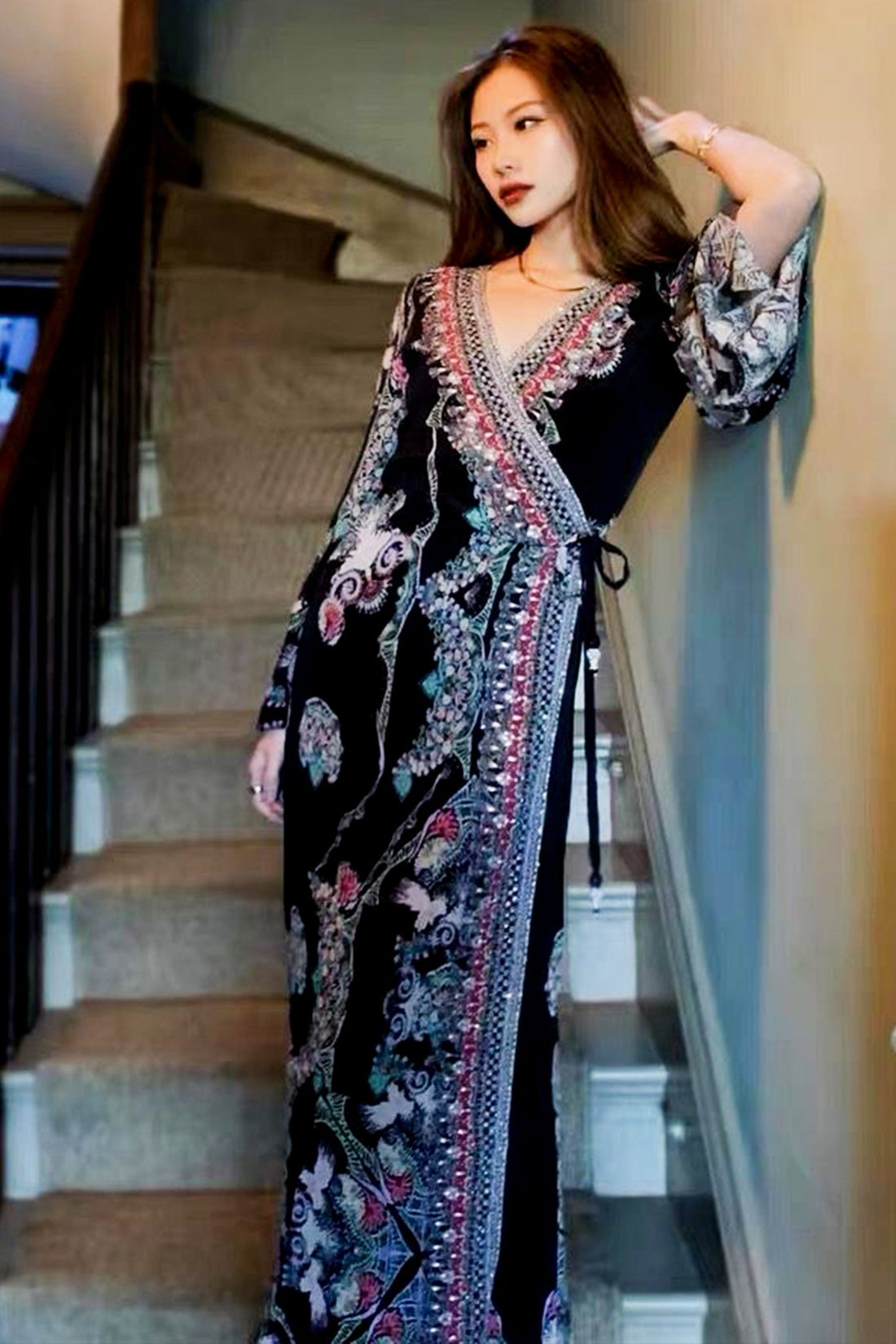 ANASTASIA WRAP DRESS - Czarina