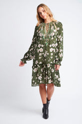 BECAUSE OF YOU SHORT DRESS W FAUX BELL SLEEVE - Czarina