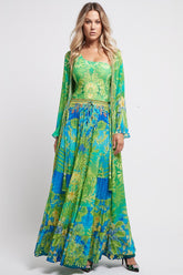 BETWEEN THE RAINDROPS MAXI SKIRT - Czarina