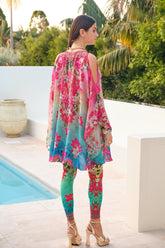 BLUE BLOSSOM KAFTAN DRESS - Czarina