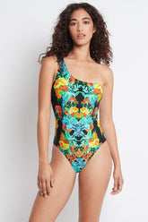 CUBAN NIGHTS ONE SHOULDER SWIMSUIT - Czarina