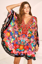 DREAMY CUPID KAFTAN DRESS - Czarina