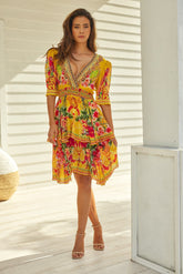 ENDLESS SUMMER CROSS OVER MINI DRESS - Czarina