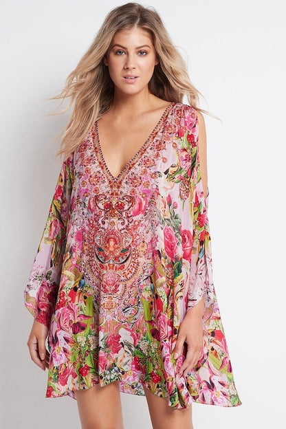 Every Flower Blossoms Kaftan Dress - Czarina