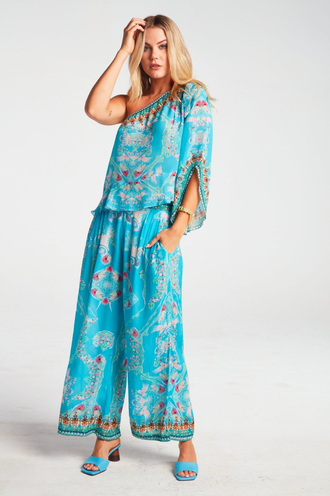 FEEL THE SKY PALAZZO PANTS - Czarina