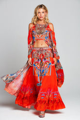 FORBIDDEN TEMPLE MAXI JACKET - Czarina