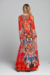 FORBIDDEN TEMPLE MAXI JACKET - Czarina