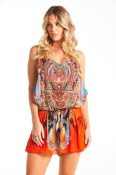 Forbidden Temple Playsuit - Czarina
