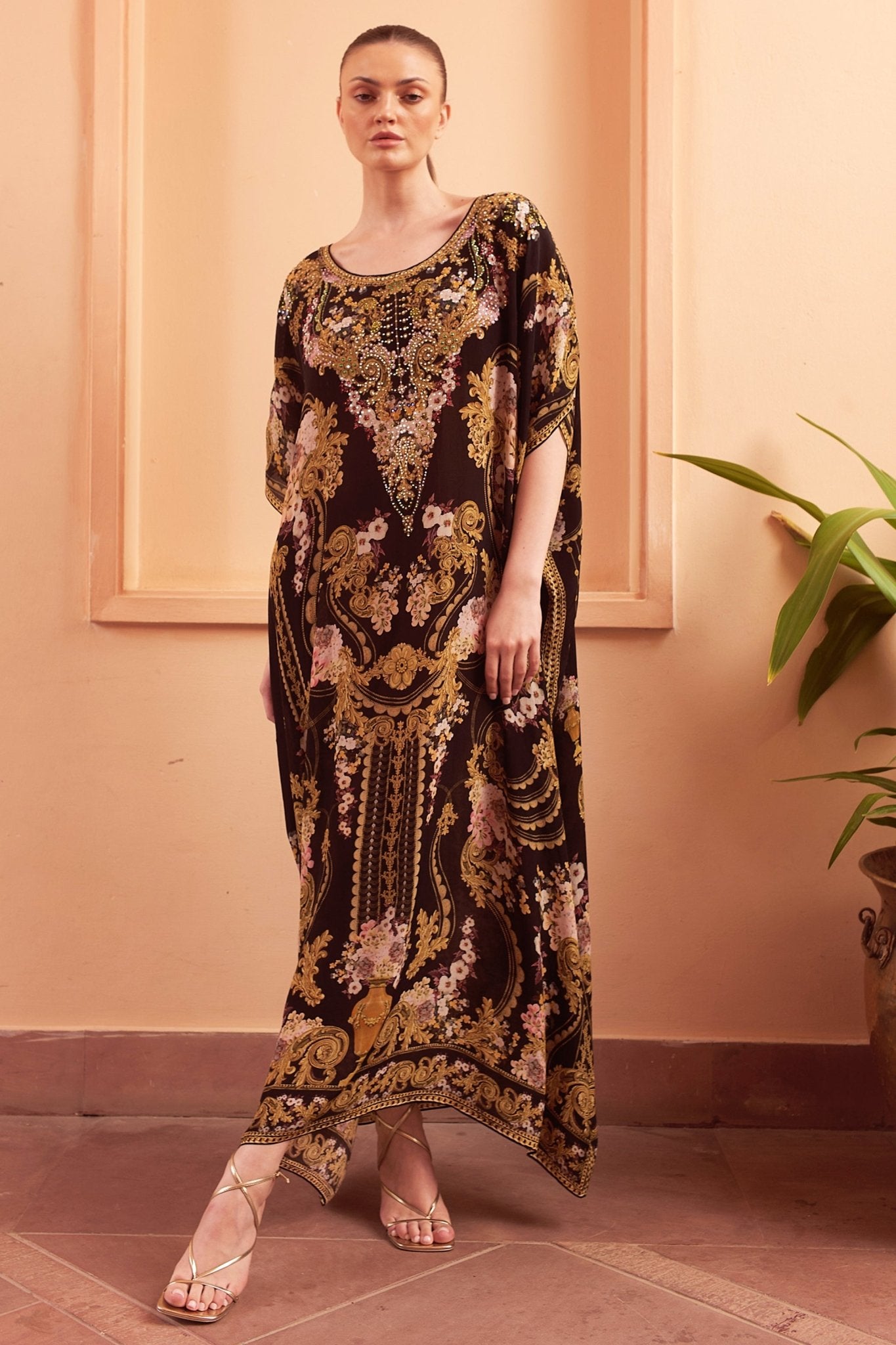 Ladies long hot sale kaftans