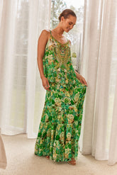 GREEN GODDESS MAXI SKIRT - PRE ORDER - Czarina