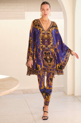 MIDNIGHT BLUE KAFTAN DRESS - Czarina