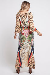 Mocha My Life Cocktail Maxi Dress - Czarina