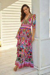 More Than Friends Cross Over Maxi Dress - Czarina