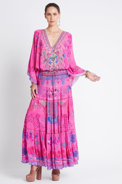 PINK FEELING KAFTAN DRESS - Czarina