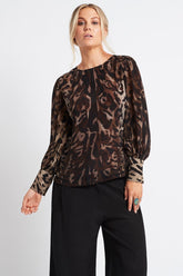 QUEEN OF THE TRIBE HIGH NECK TOP - Czarina