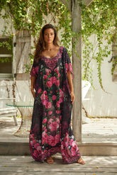 Romantic Florals Rn Long Kaftan - Czarina