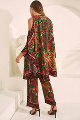 ROSE LEOPARD KAFTAN DRESS - Czarina