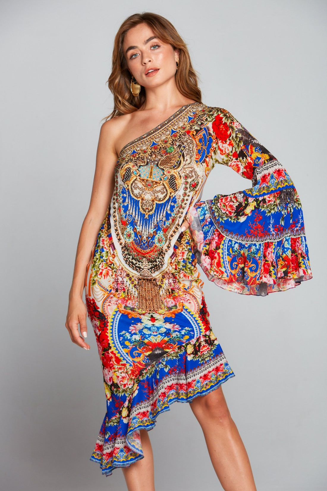 Royal Princess One Shoulder Dress - Czarina