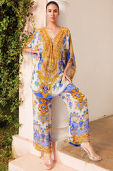 SANTORINI SUNRISE PALAZZO PANTS - Czarina