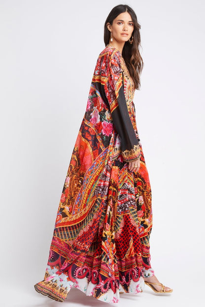 SHE WAS POWERFUL LONG COTTON ROBE - Czarina