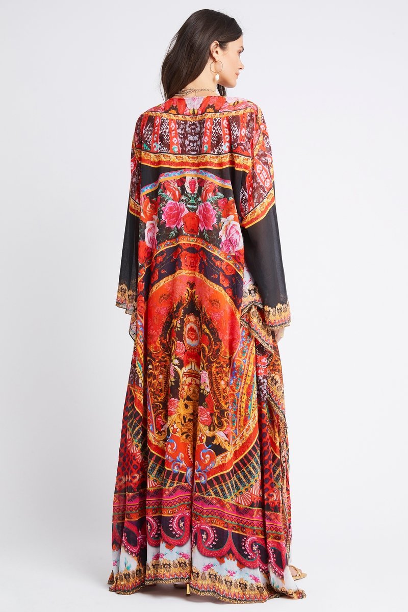 SHE WAS POWERFUL LONG COTTON ROBE - Czarina