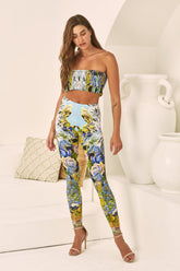 SUMMER BLUES LEGGINGS - Czarina