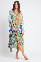 SUMMER BLUES MEDIUM KAFTAN - Czarina