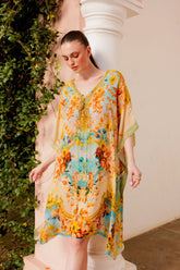 SUMMER GARDEN SHORT KAFTAN - Czarina