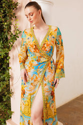 SUMMER GARDEN WRAP DRESS - Czarina