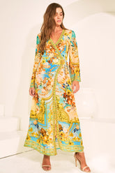 SUMMER GARDEN WRAP DRESS - Czarina