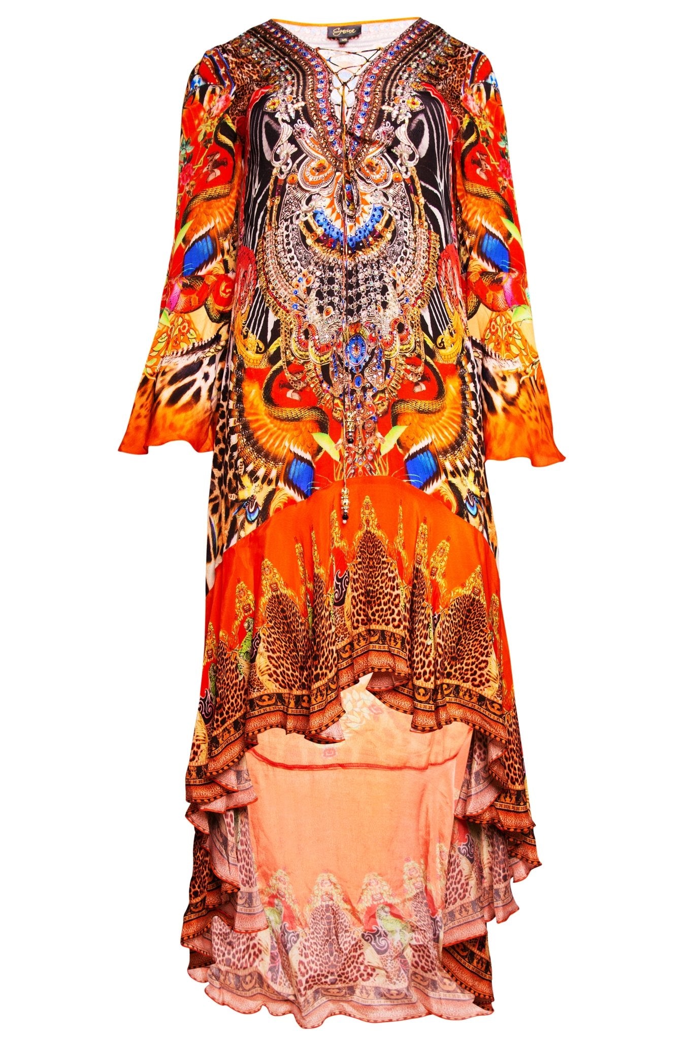 SUNSET IN SAVANNAH HI LOW W SLEEVES - Czarina