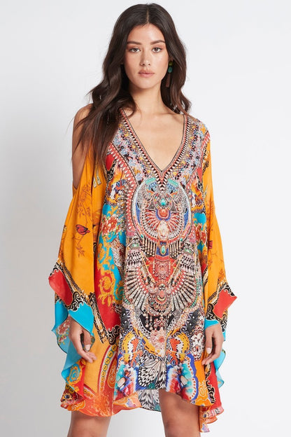 SUNSET KISSES KAFTAN DRESS - Czarina