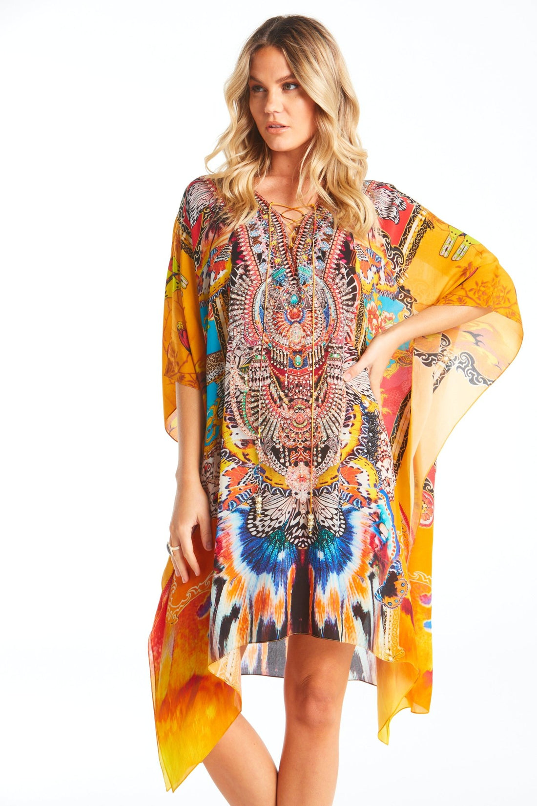 Sunset Kisses Short Kaftan - Czarina