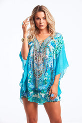 THOSE BLUE EYES BUTTERFLY TOP - Czarina