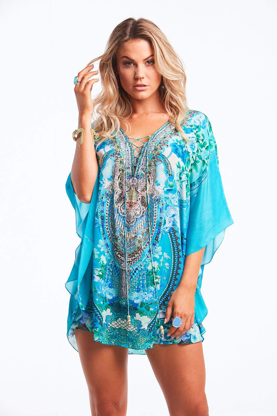 THOSE BLUE EYES BUTTERFLY TOP - Czarina