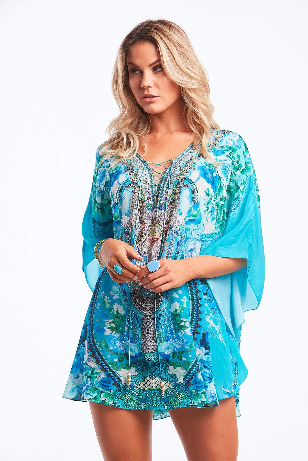 THOSE BLUE EYES BUTTERFLY TOP - Czarina