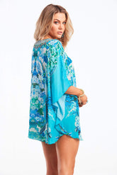 THOSE BLUE EYES BUTTERFLY TOP - Czarina