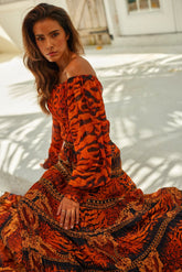 TIGRESS SHIRRED TOP W SLEEVES - PRE ORDER - Czarina