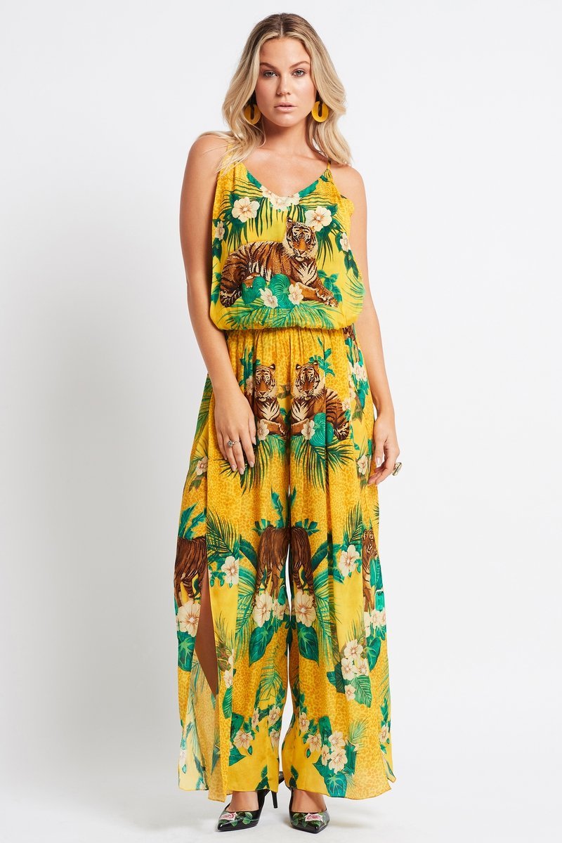 TROPICAL TIGRESS JUMPSUIT - Czarina