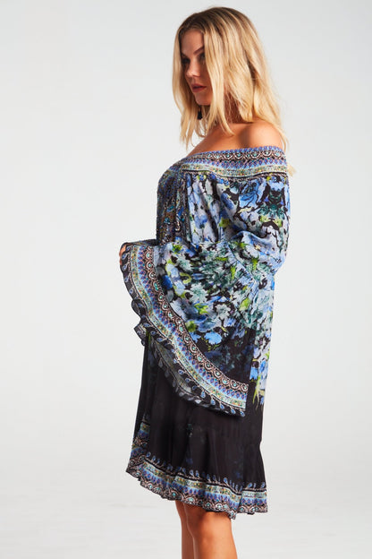 TRUE REFLECTIONS FRILL DRESS - Czarina