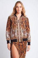 WILD AND FREE BOMBER JACKET - Czarina