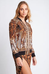 WILD AND FREE BOMBER JACKET - Czarina