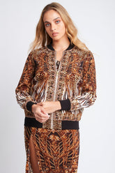 WILD AND FREE BOMBER JACKET - Czarina