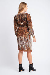WILD AND FREE SHORT DRESS W CUFF SLEEVES - Czarina