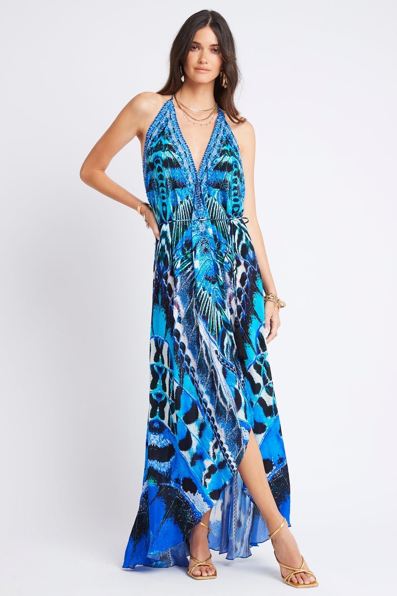 WILD FEATHERS 3 WAY DRESS - Czarina